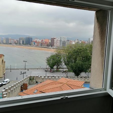 Ático en Cimadevilla Mirando al Mar Gijón Exterior foto
